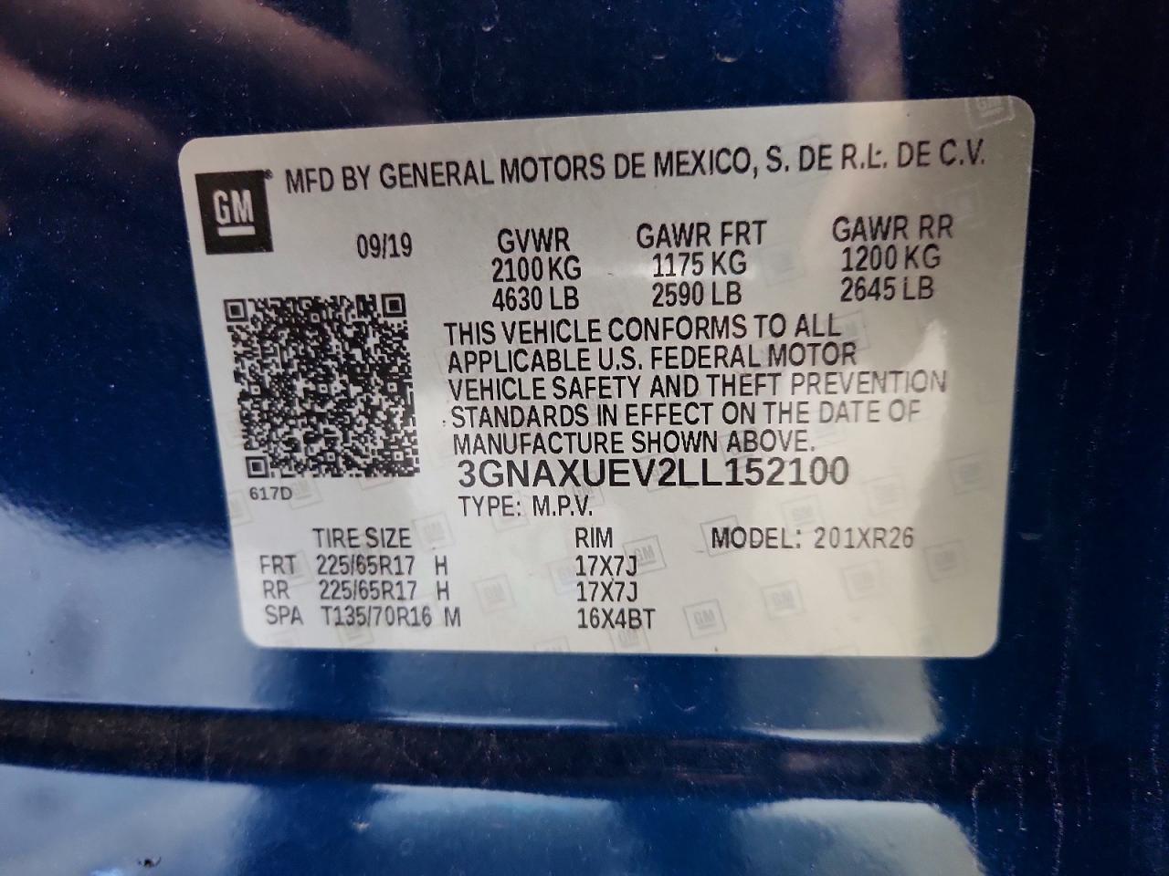 Chevrolet Equinox Lt