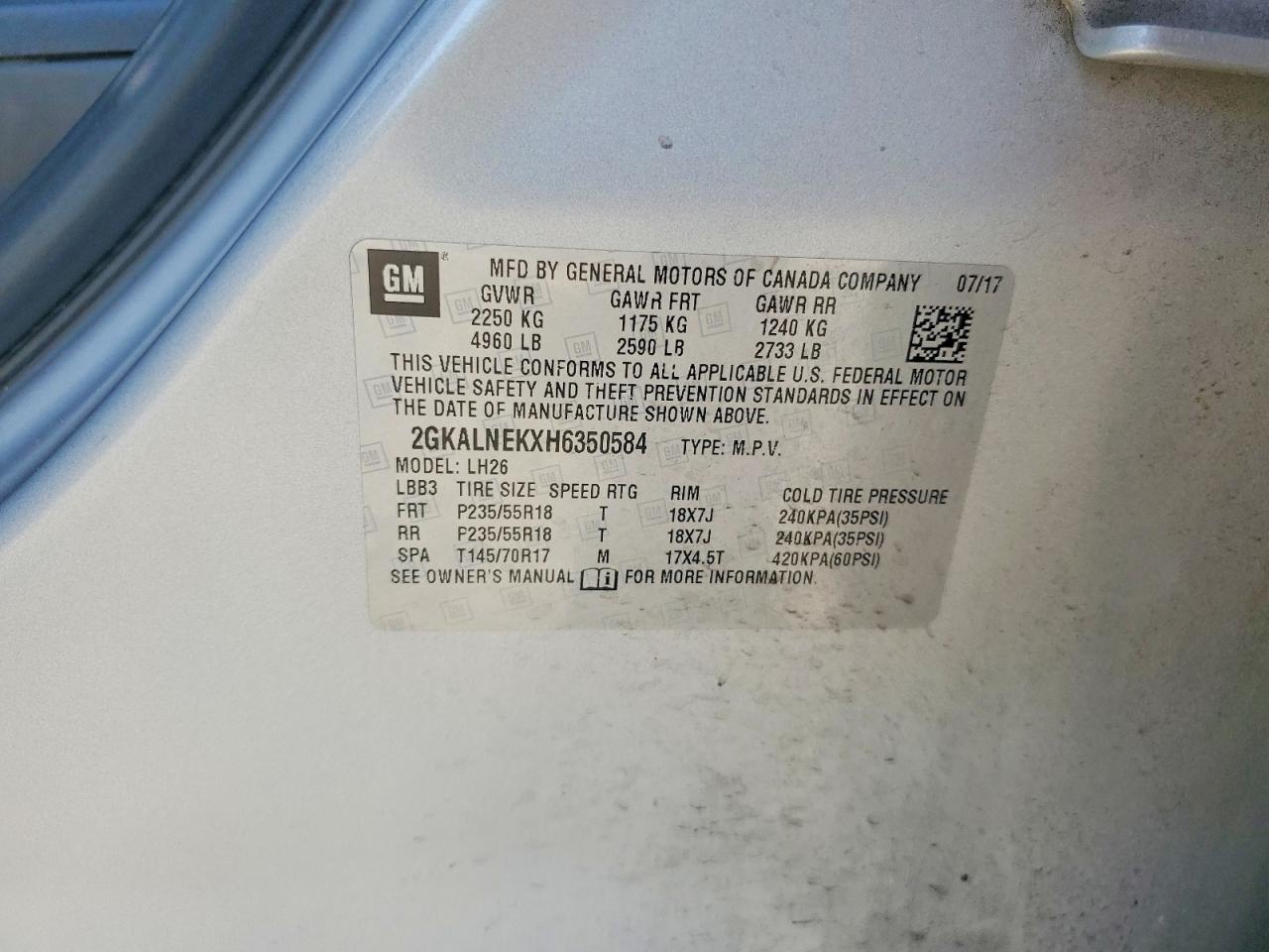GMC Terrain Sle