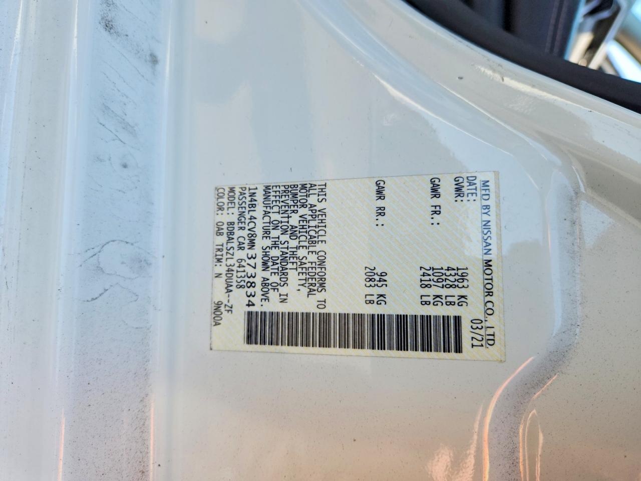 Nissan Altima Sr