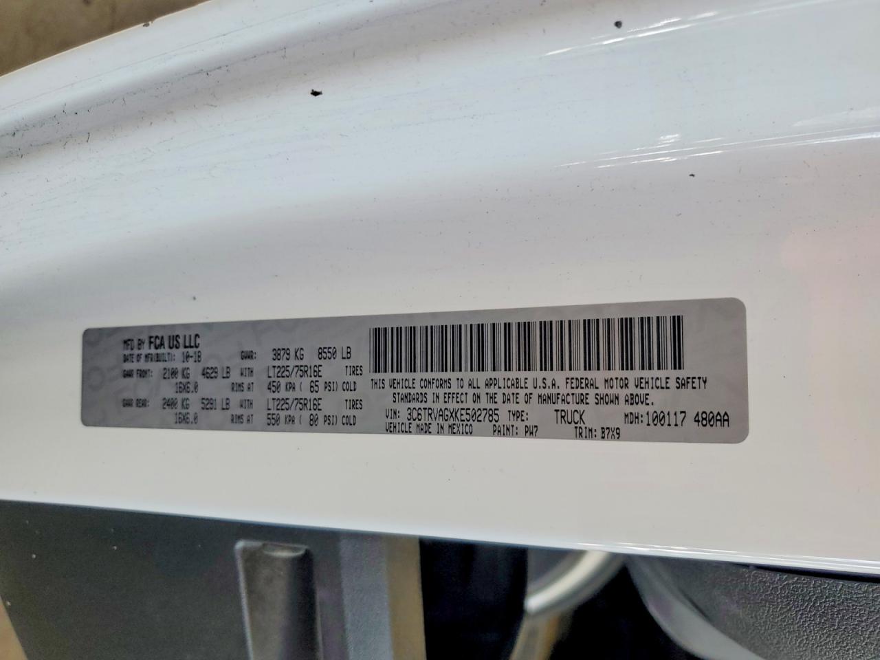 Ram Promaster 1500 Standard