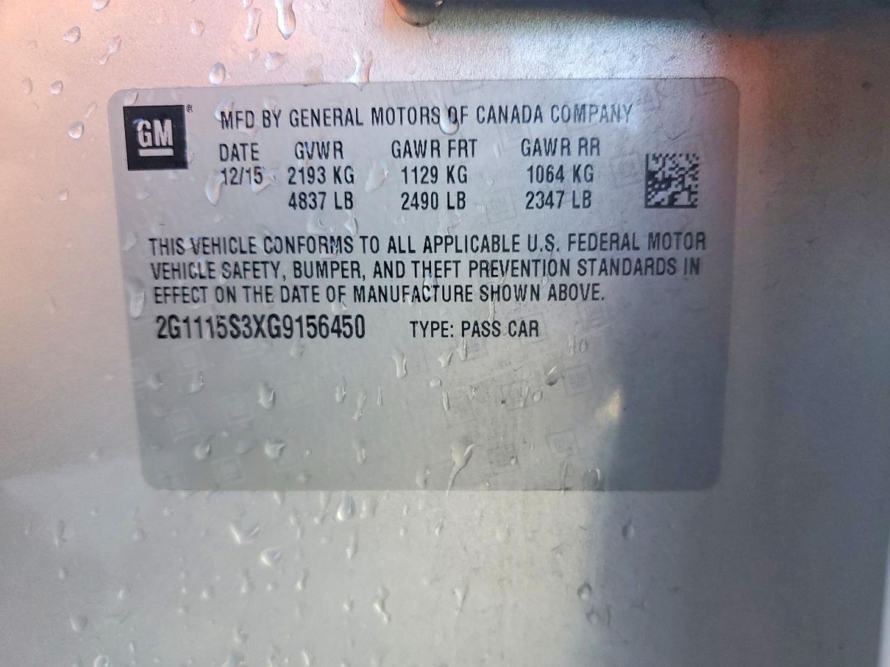 Chevrolet Impala Lt