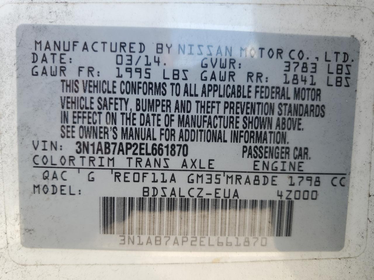 Nissan Sentra S