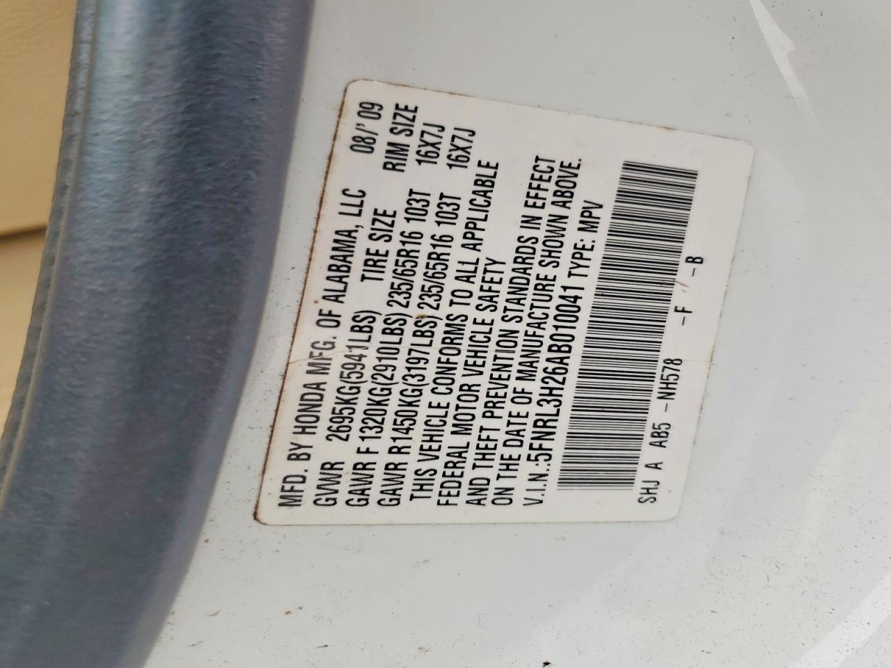 Honda Odyssey Lx