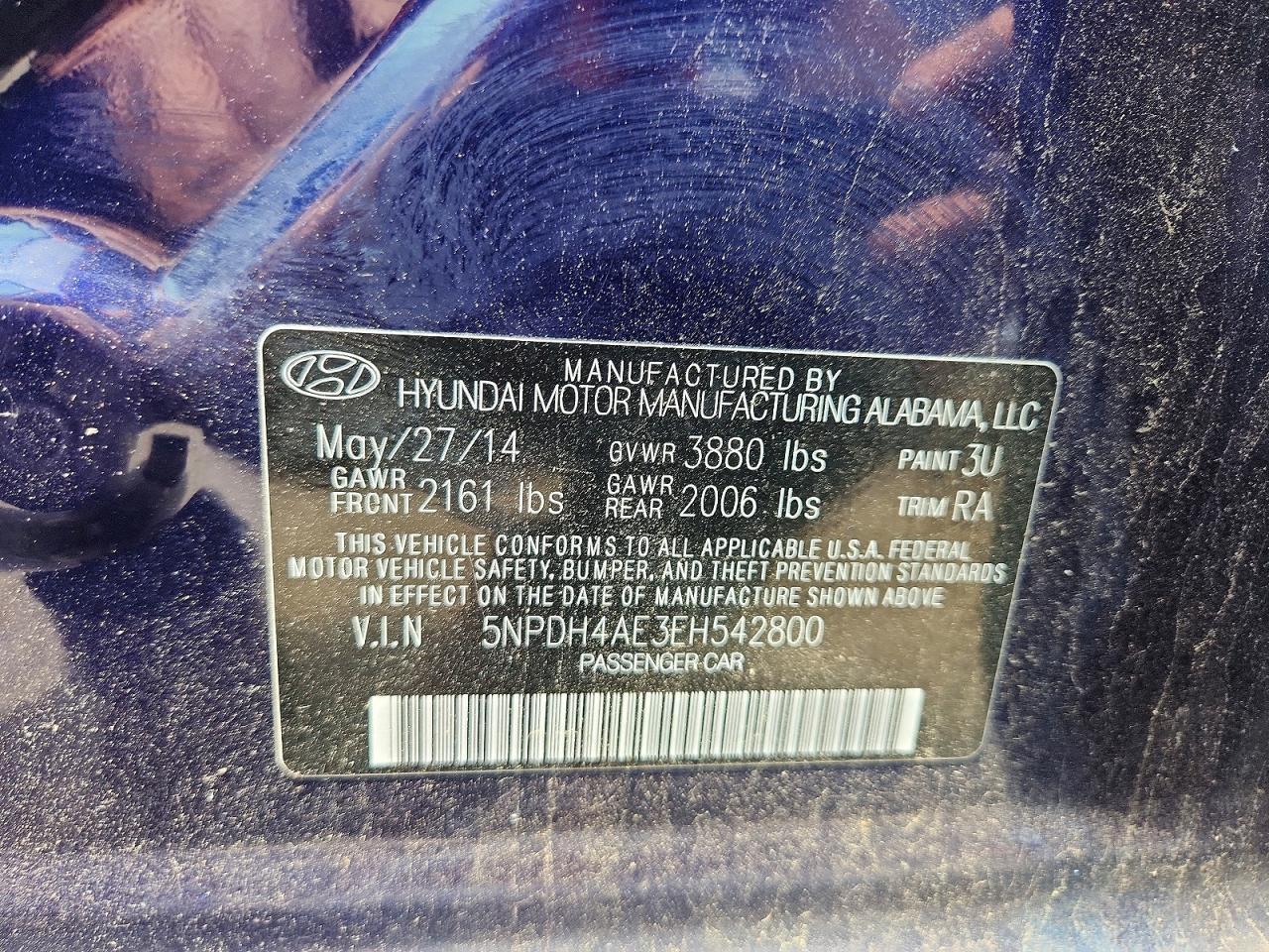 Hyundai ELANTRA Se