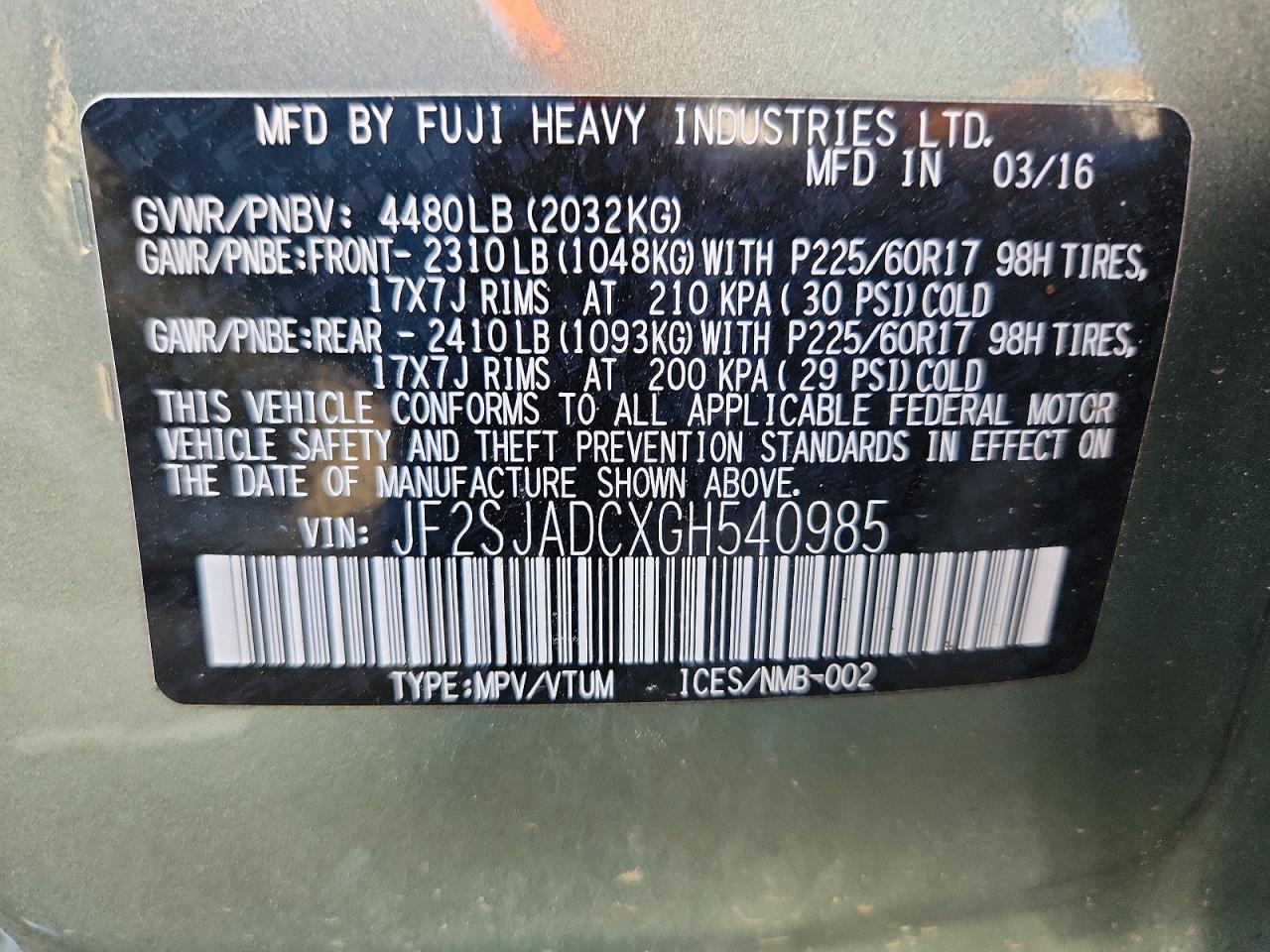 Subaru Forester 2.5i Premium