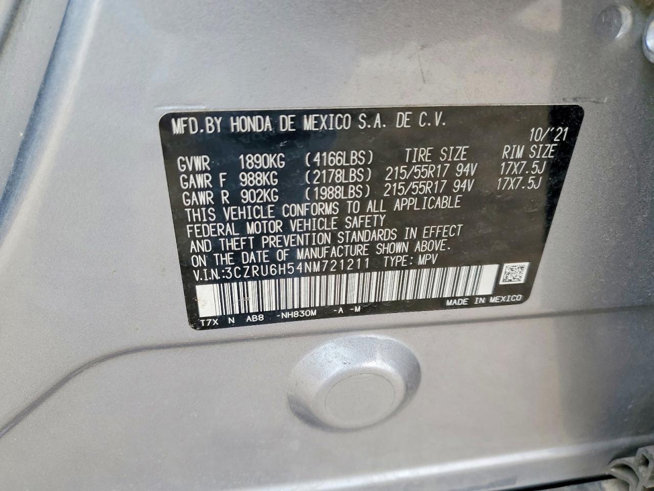 Honda HR-V Ex