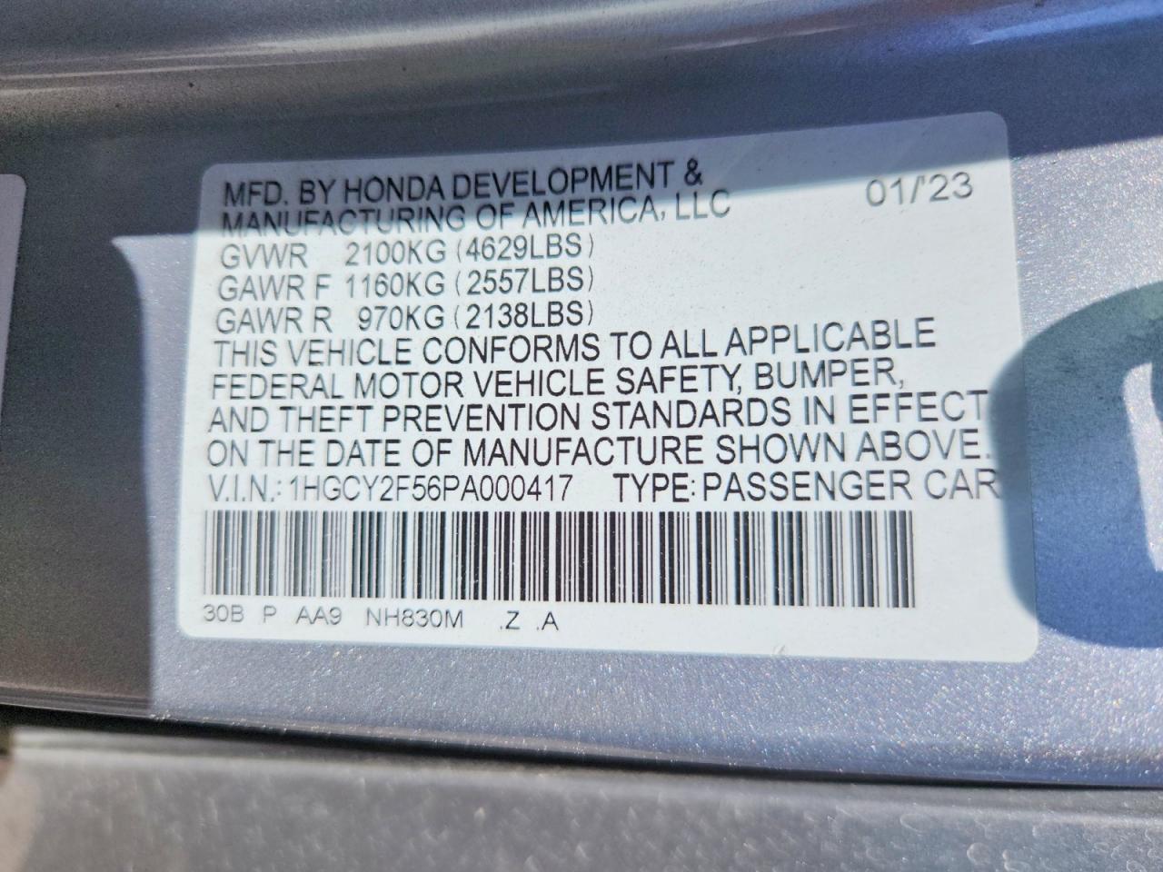 Honda Accord Hybrid Sport