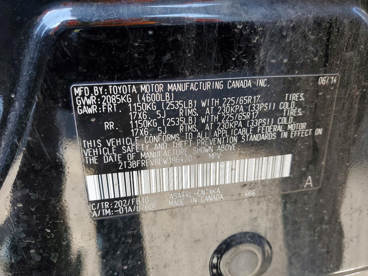 Toyota RAV4 Le