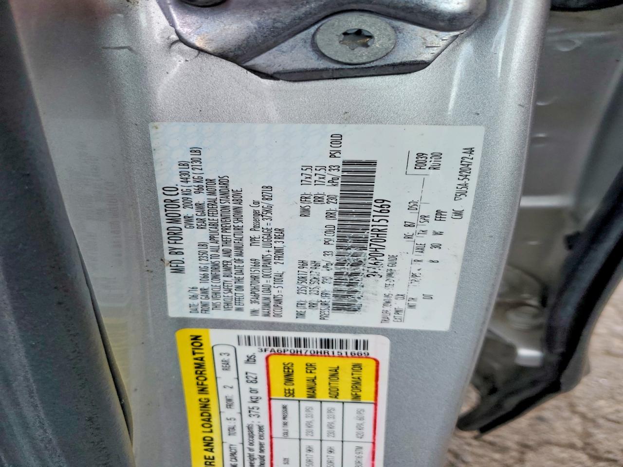 Ford Fusion Se