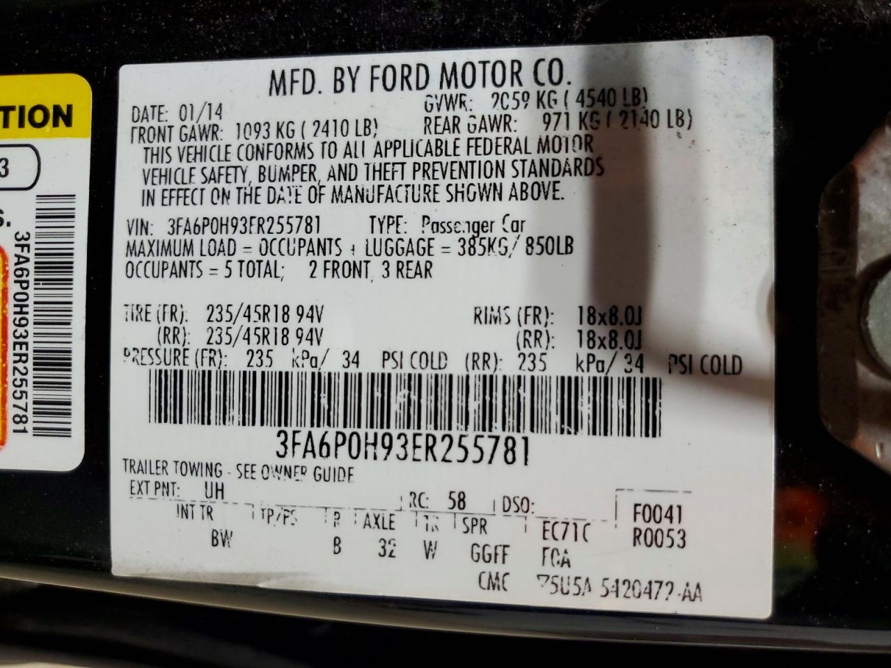 Ford Fusion Se