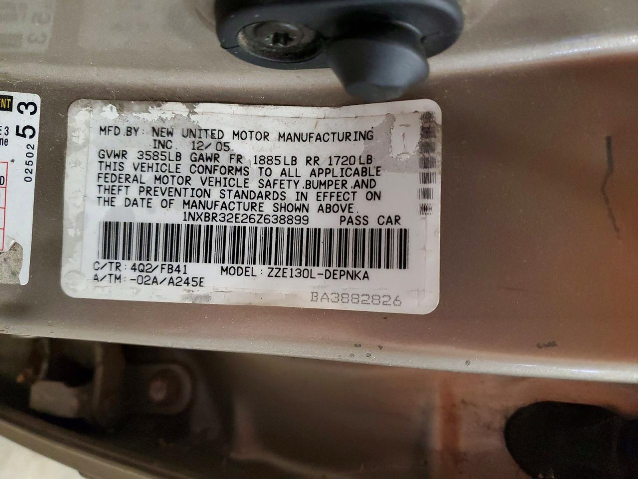 Toyota Corolla Ce
