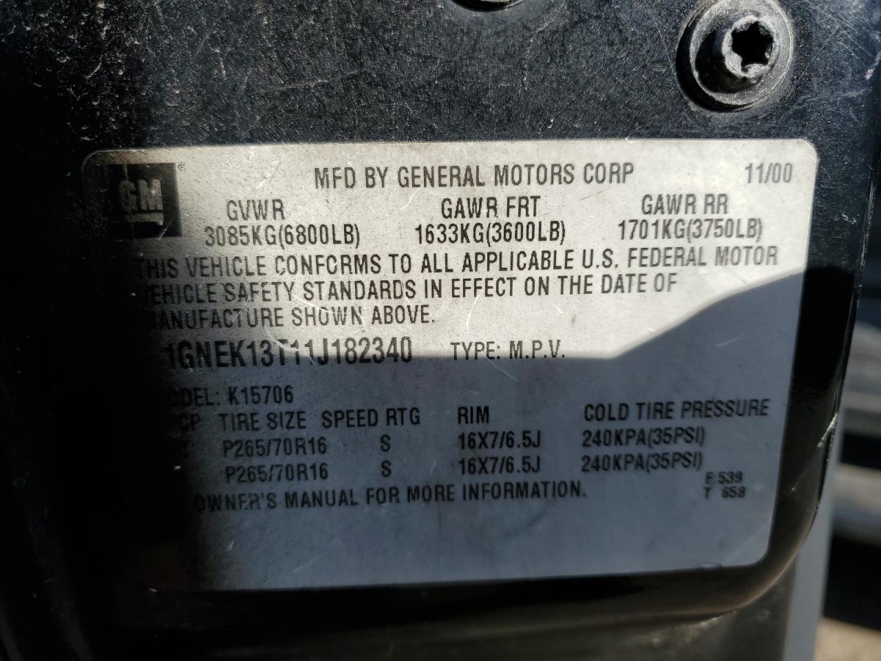 Chevrolet Tahoe K1500