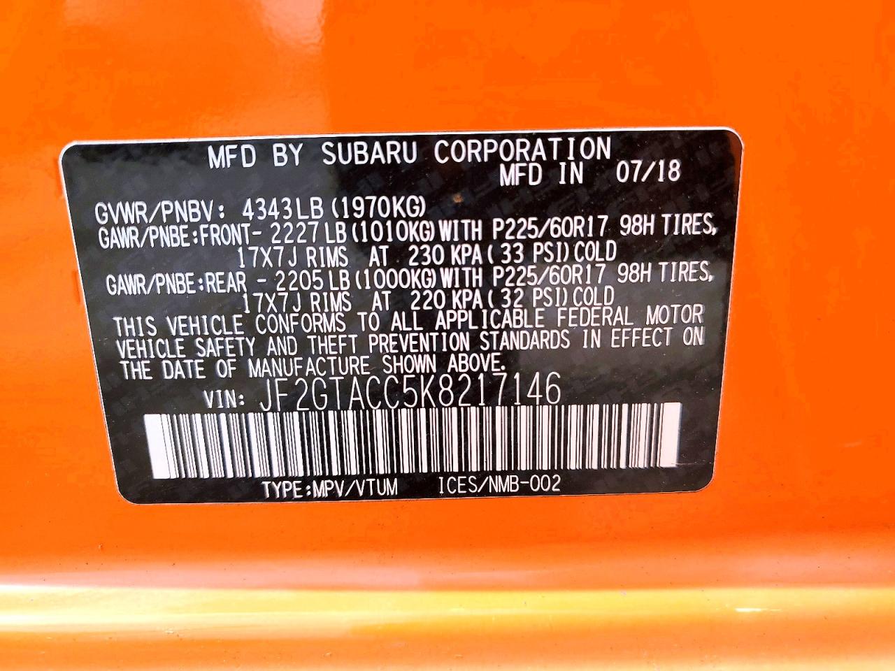 Subaru Crosstrek Premium