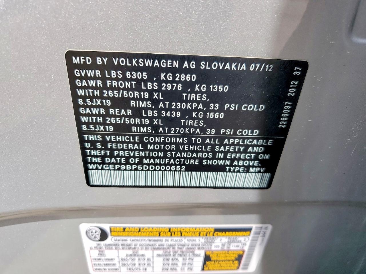Volkswagen Touareg V6 Tdi
