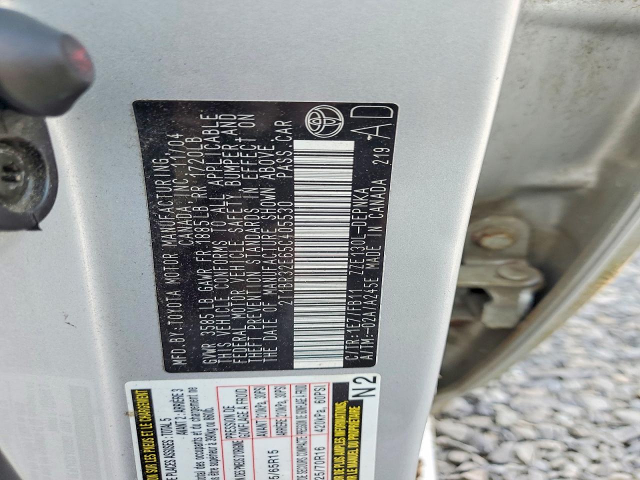 Toyota Corolla Le