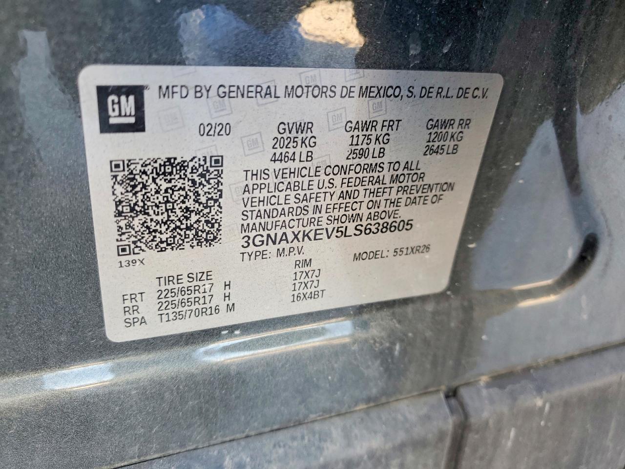 Chevrolet Equinox Lt