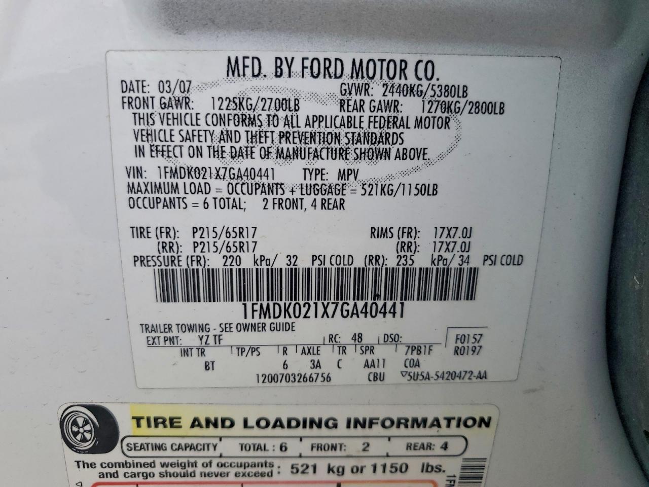 Ford Freestyle Sel
