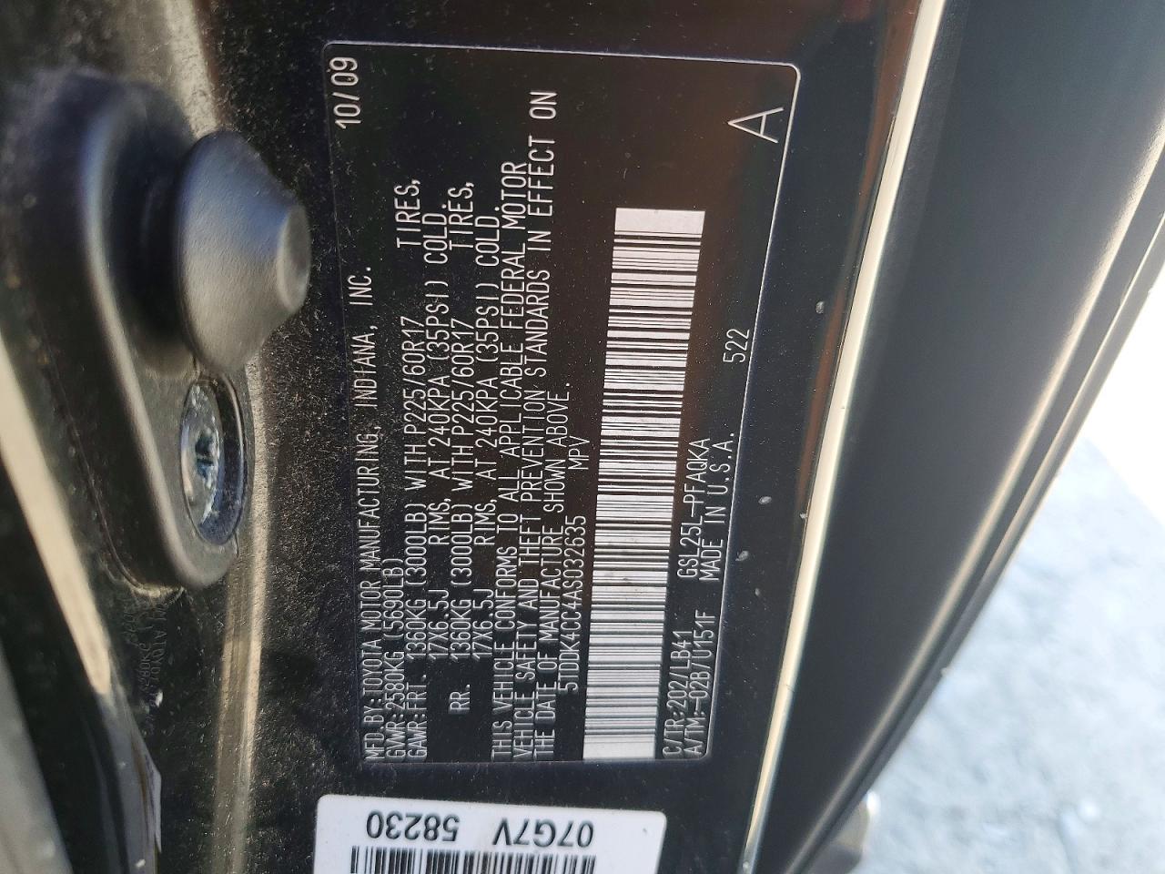 Toyota Sienna Xle Limited