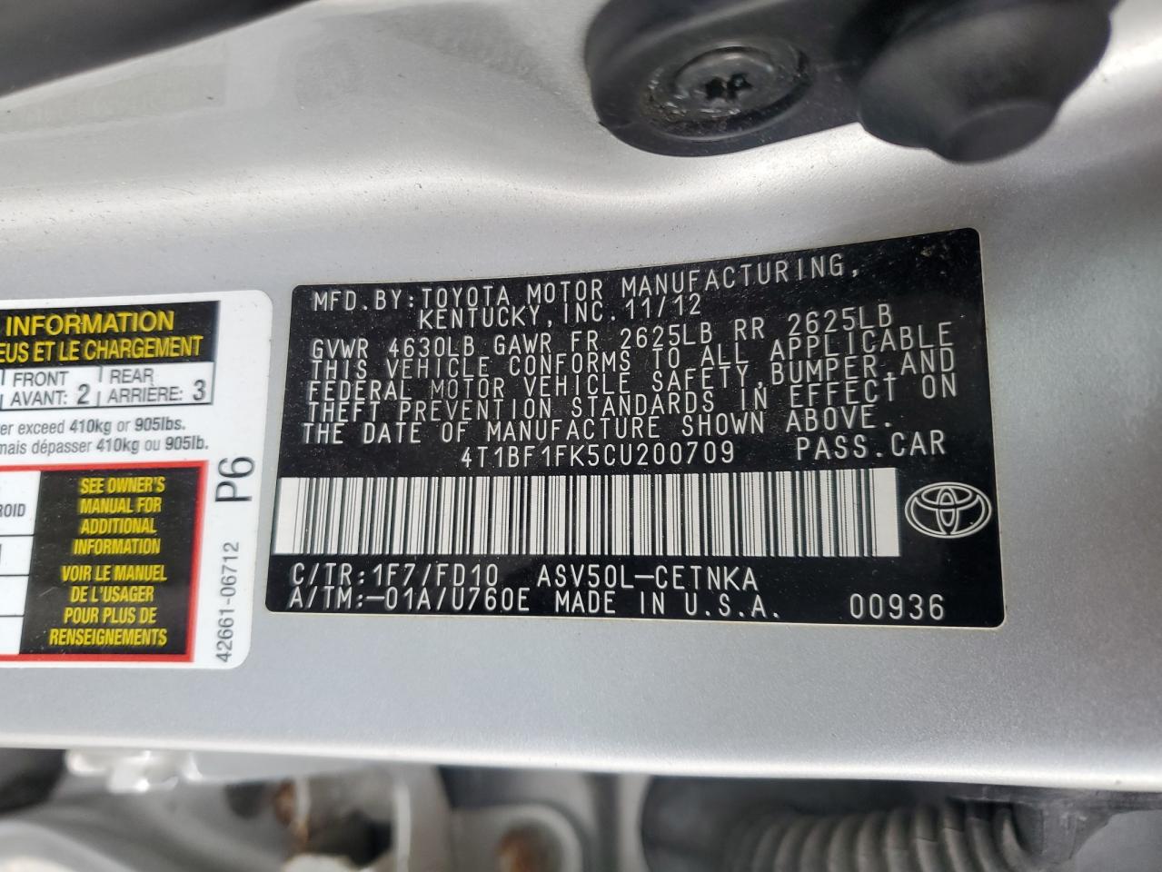 Toyota Camry Base