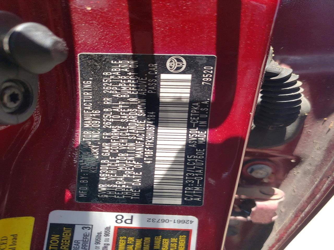 Toyota Camry Xse