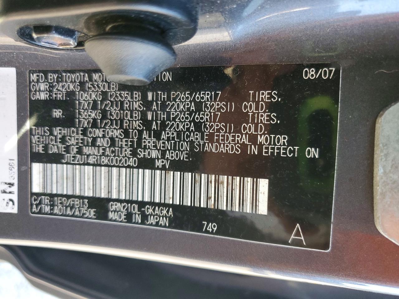 Toyota 4Runner Sport Edition