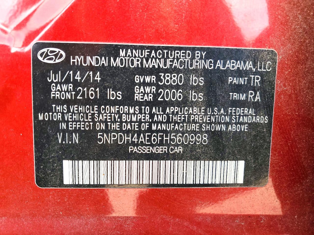 Hyundai ELANTRA Se