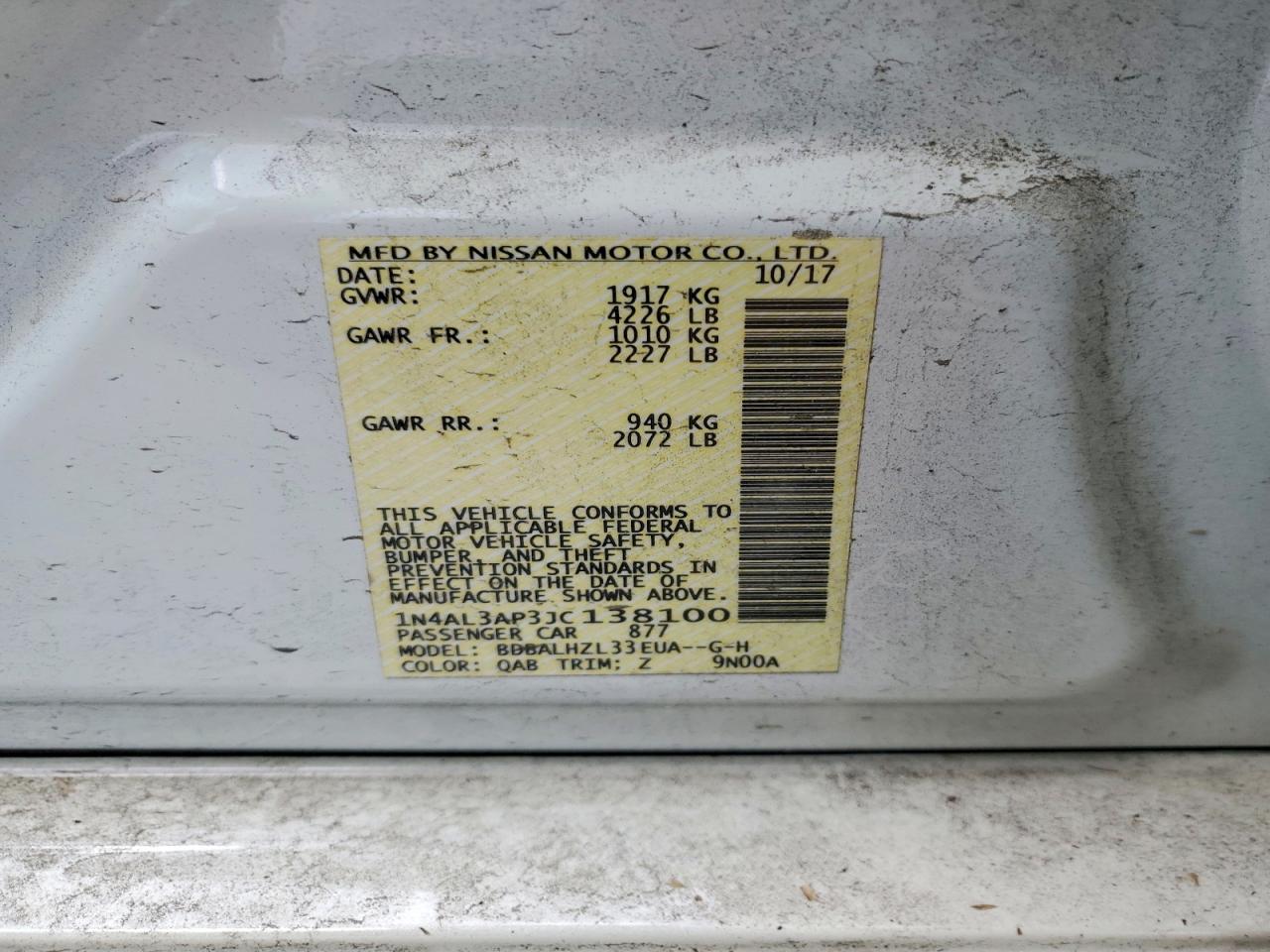 Nissan Altima 2.5 Sr