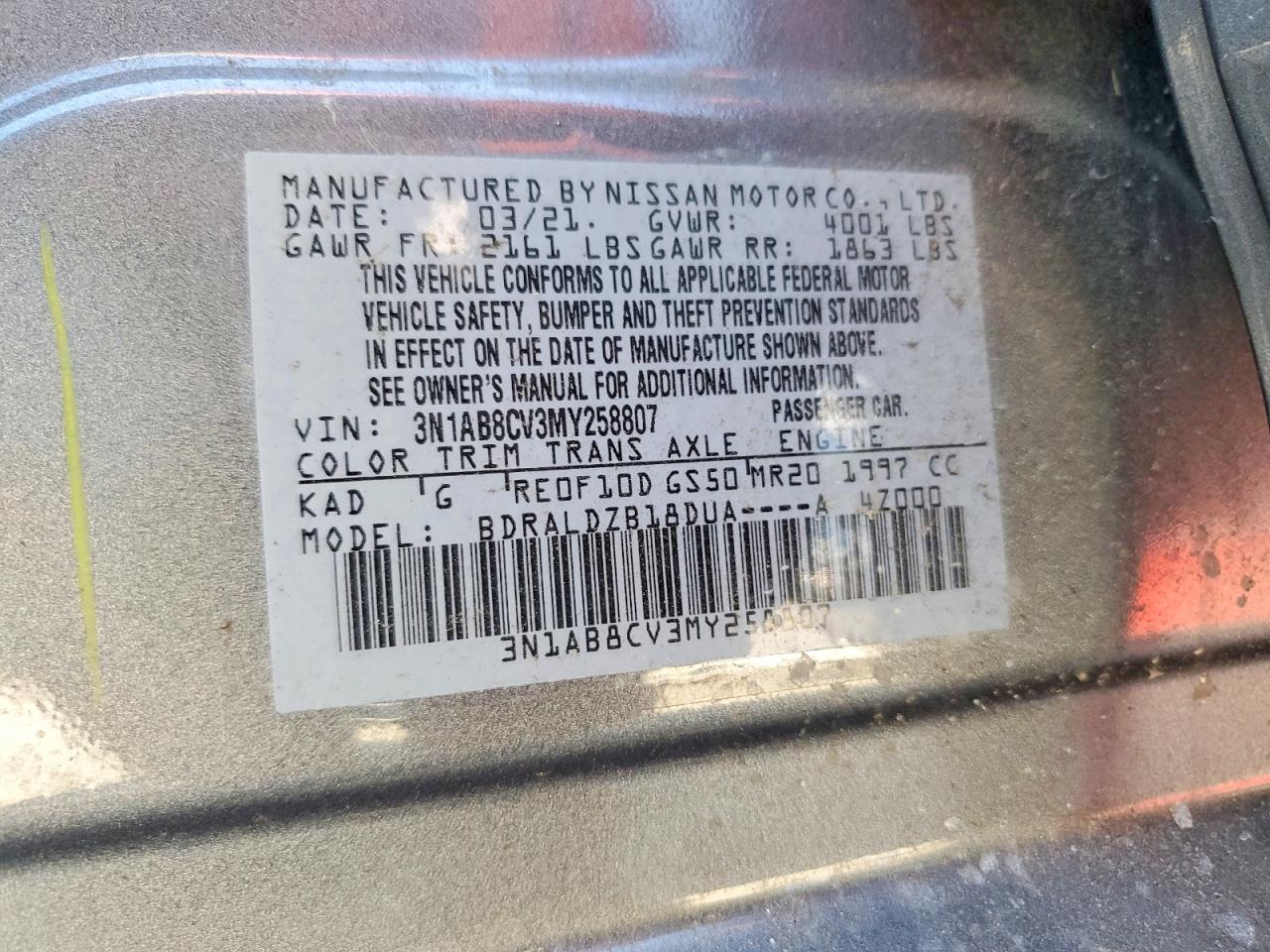 Nissan Sentra Sv