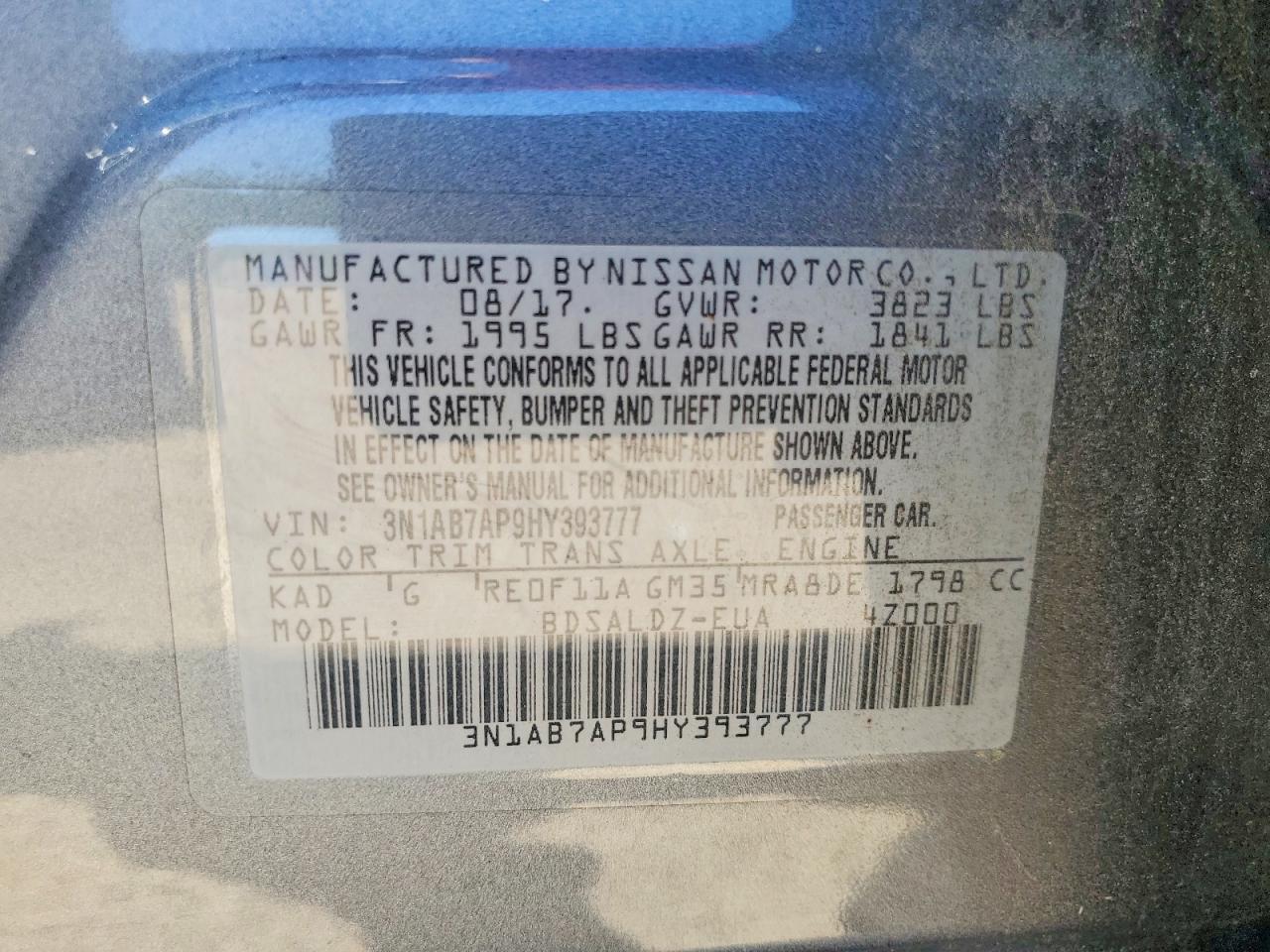Nissan Sentra Sv
