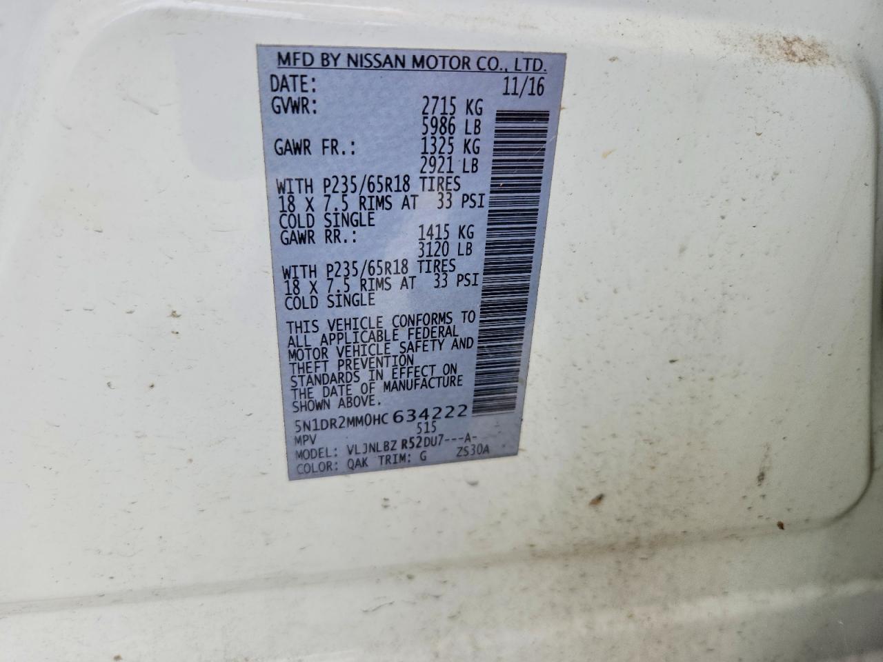 Nissan Pathfinder S