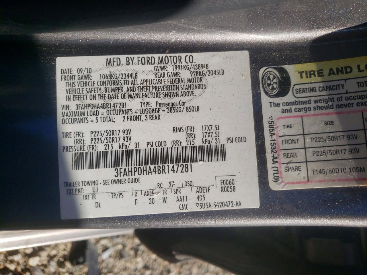 Ford Fusion Se
