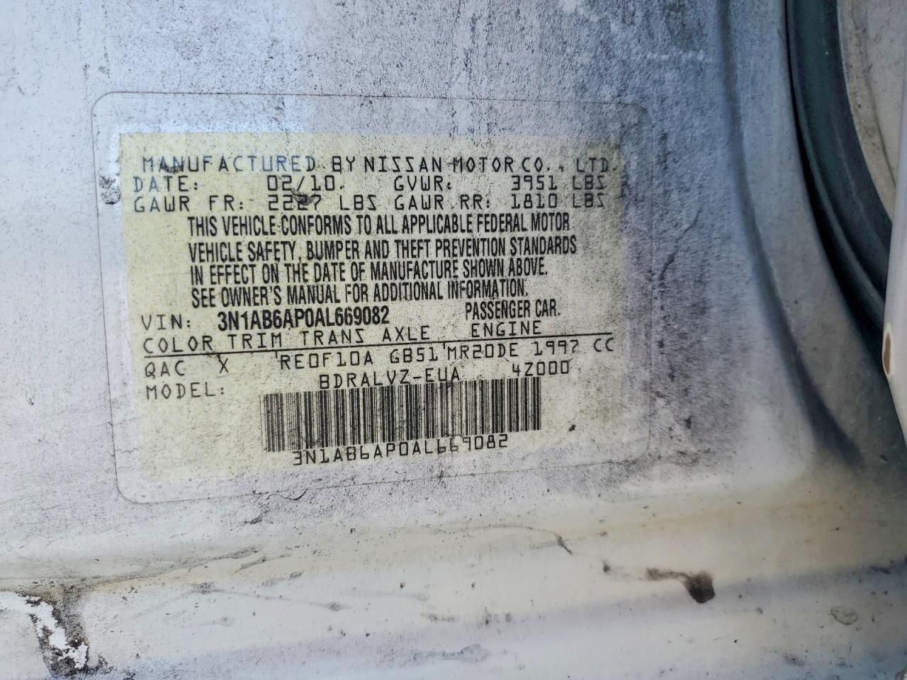 Nissan Sentra 2.0 2.0