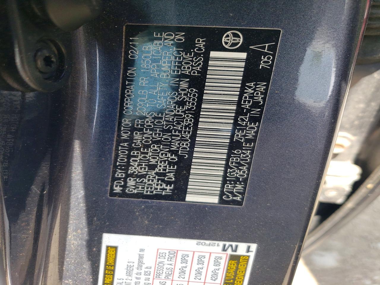 Toyota Corolla Le