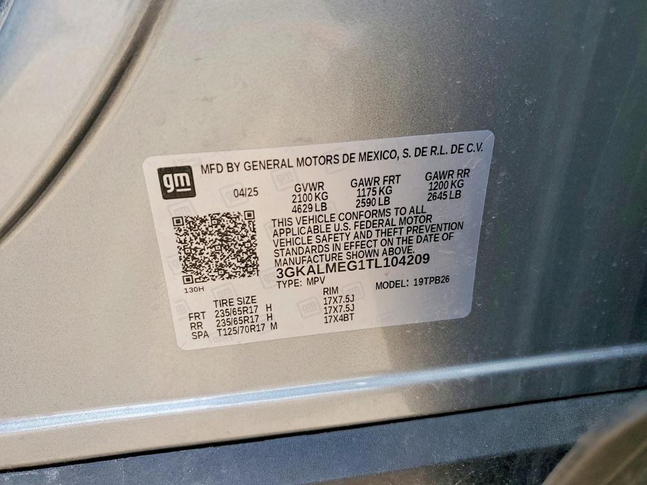 GMC Terrain Elevation