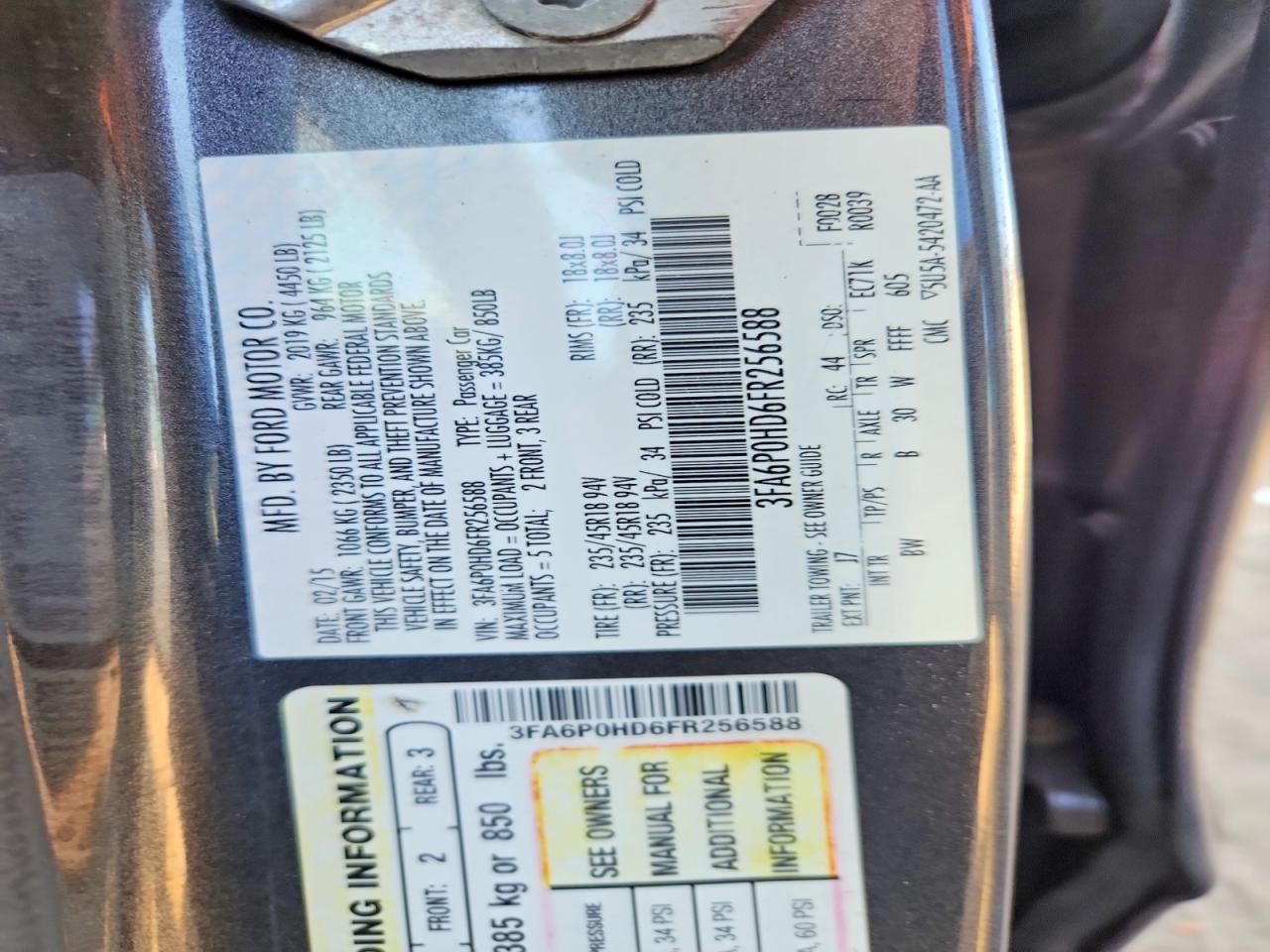 Ford Fusion Se