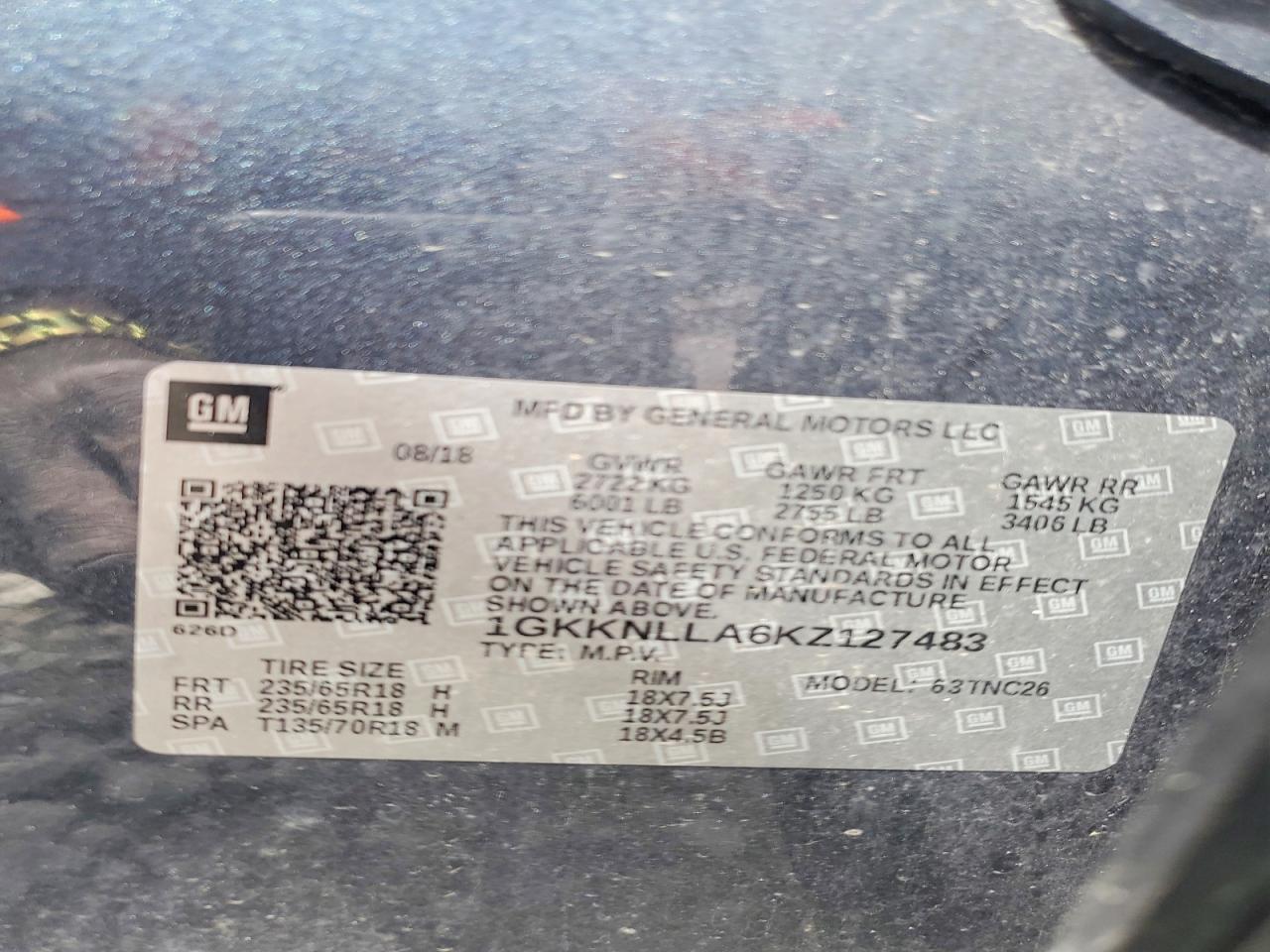 GMC Acadia Sle