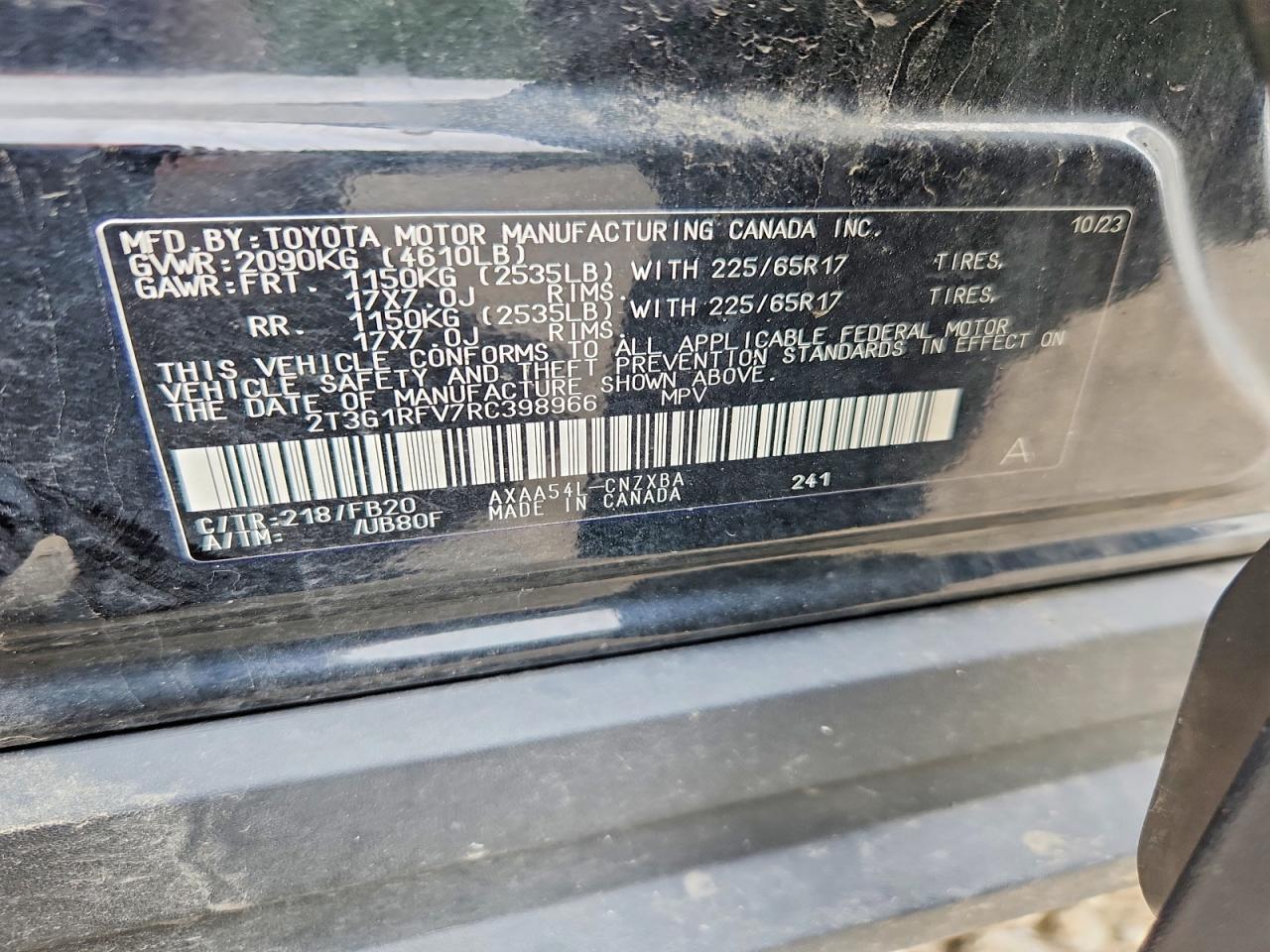 Toyota RAV4 Le