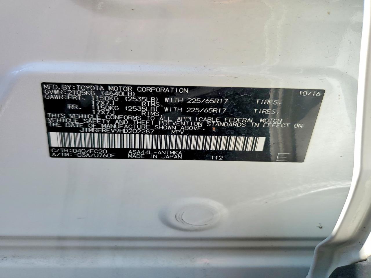 Toyota RAV4 Xle