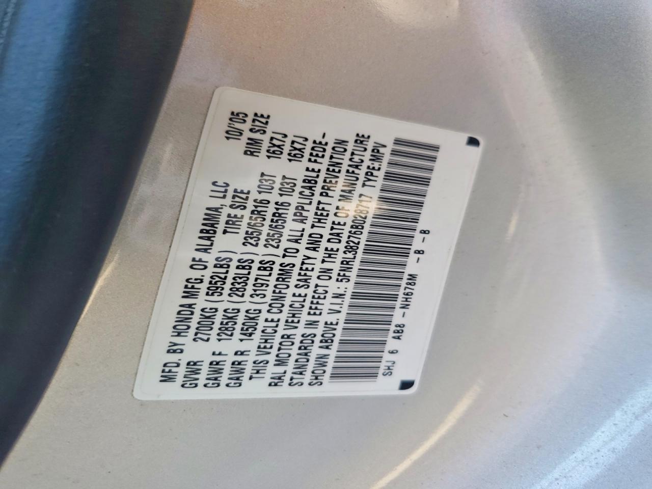 Honda Odyssey Lx