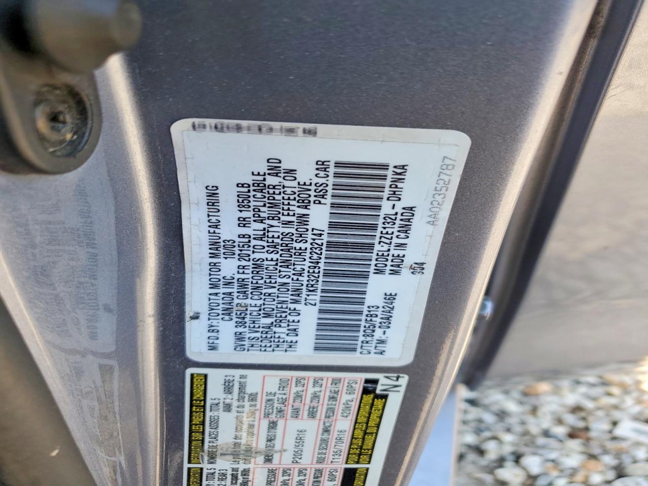 Toyota Corolla Xr