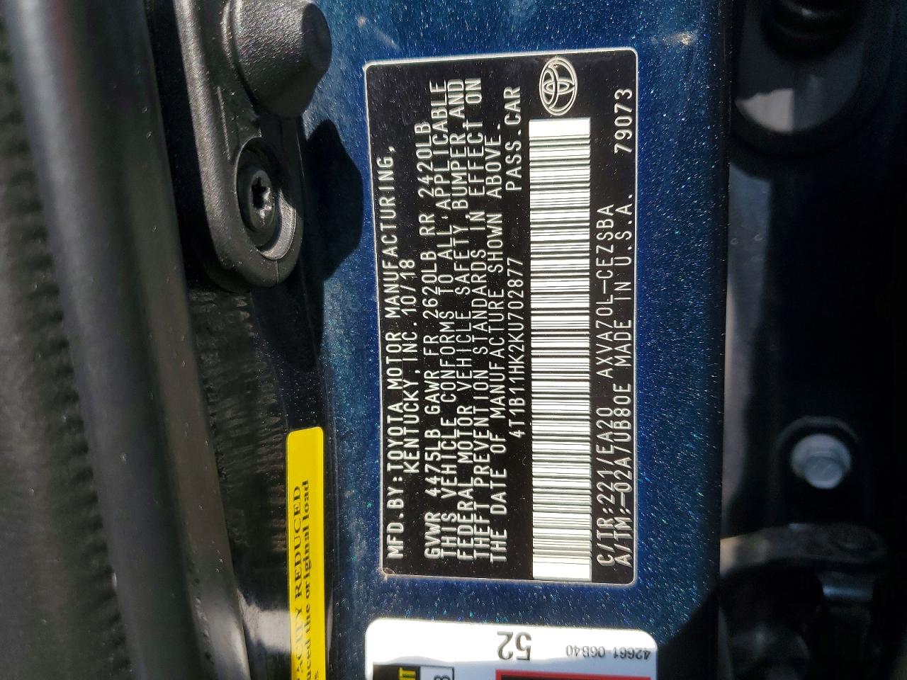 Toyota Camry Se