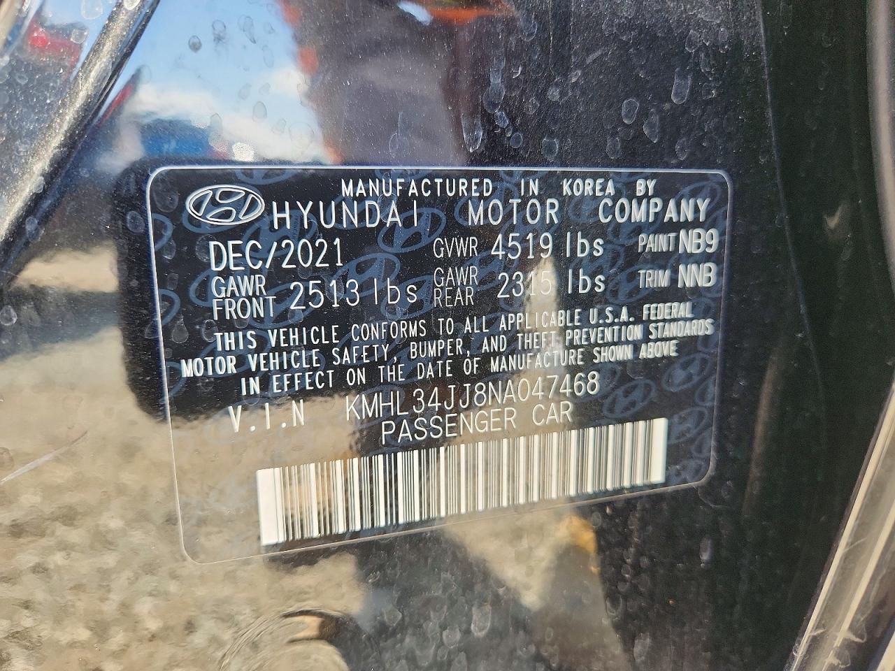 Hyundai SONATA Sel