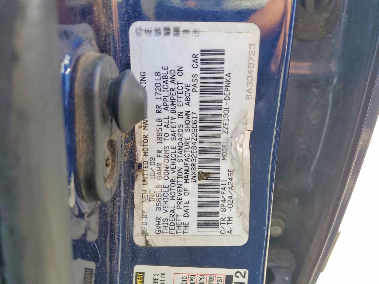 Toyota Corolla Le