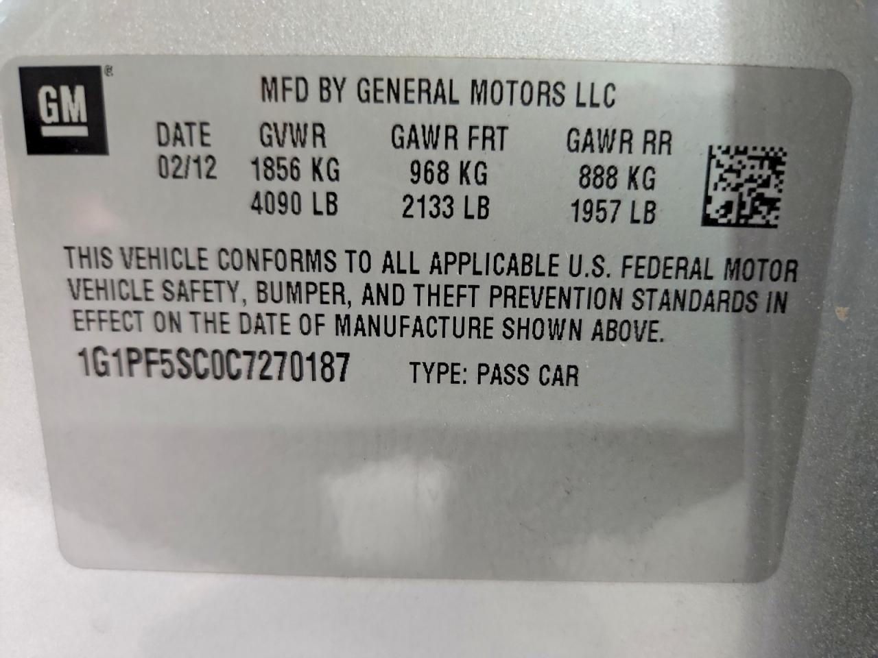 Chevrolet Cruze Lt