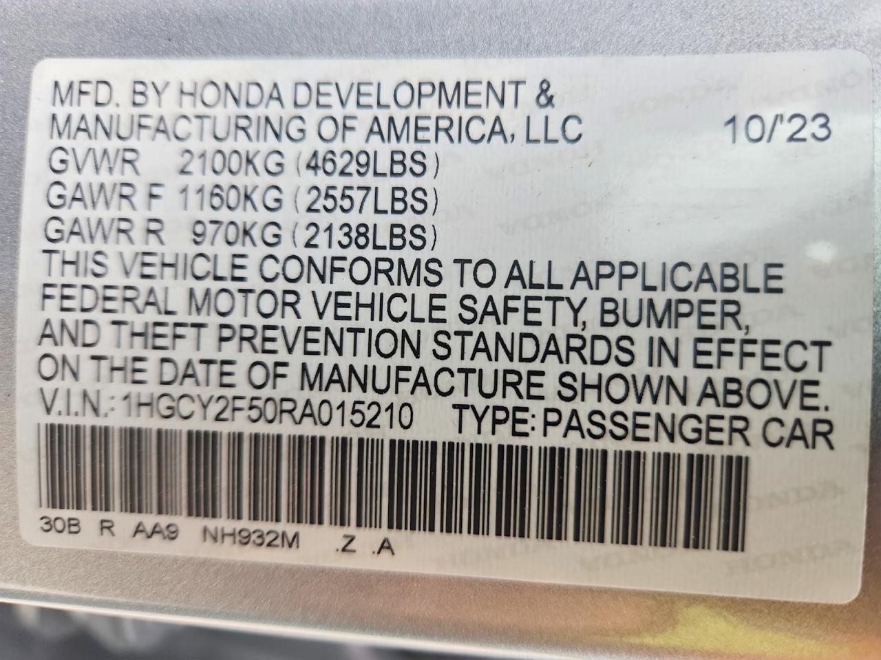Honda Accord Hybrid Sport