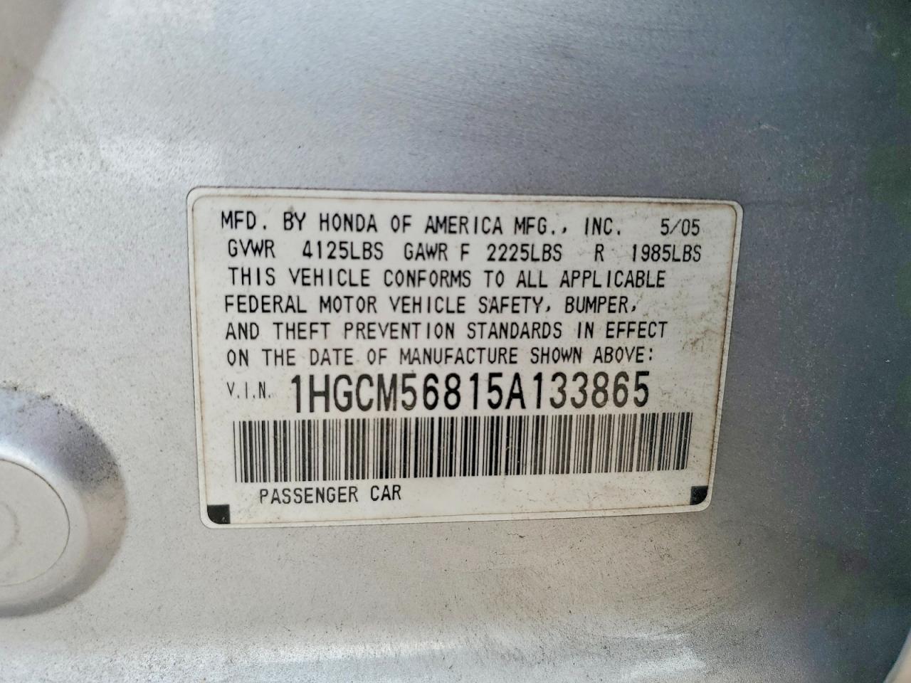 Honda Accord Ex
