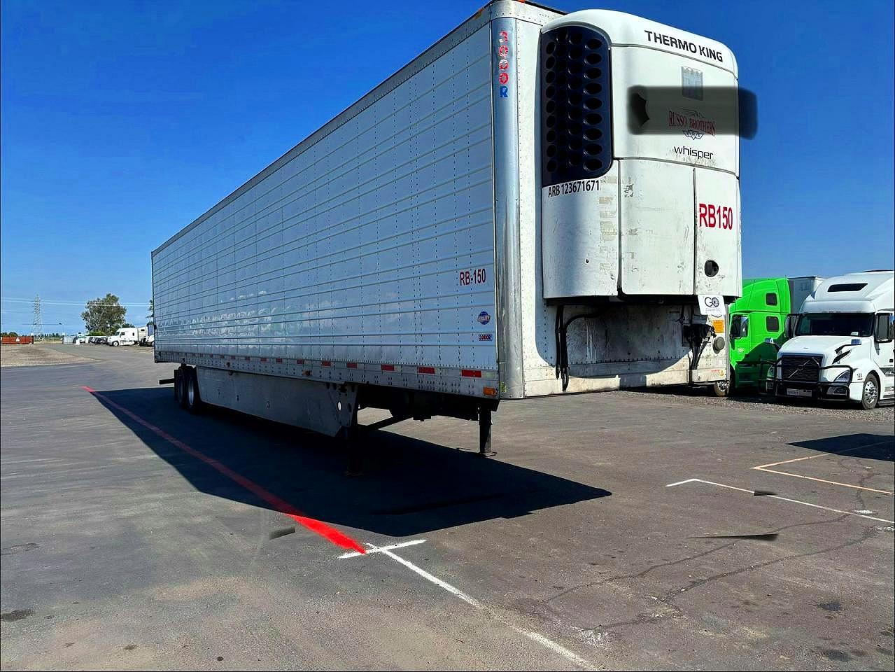 Salvage Utility Trailer Manufacturer Thermoking Image