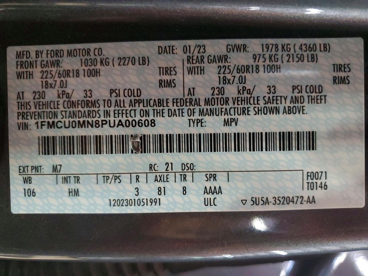 Ford Escape St Line