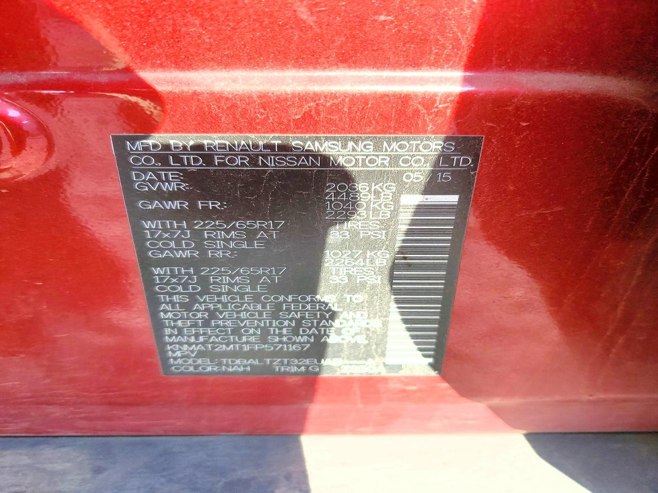 Nissan Rogue Sv