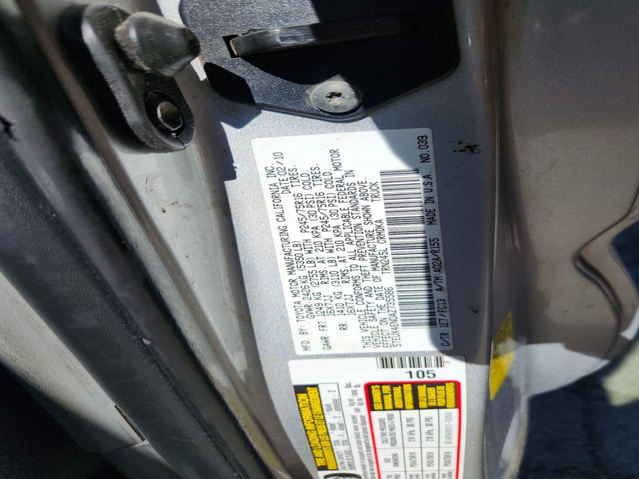 Toyota Tacoma Access Cab